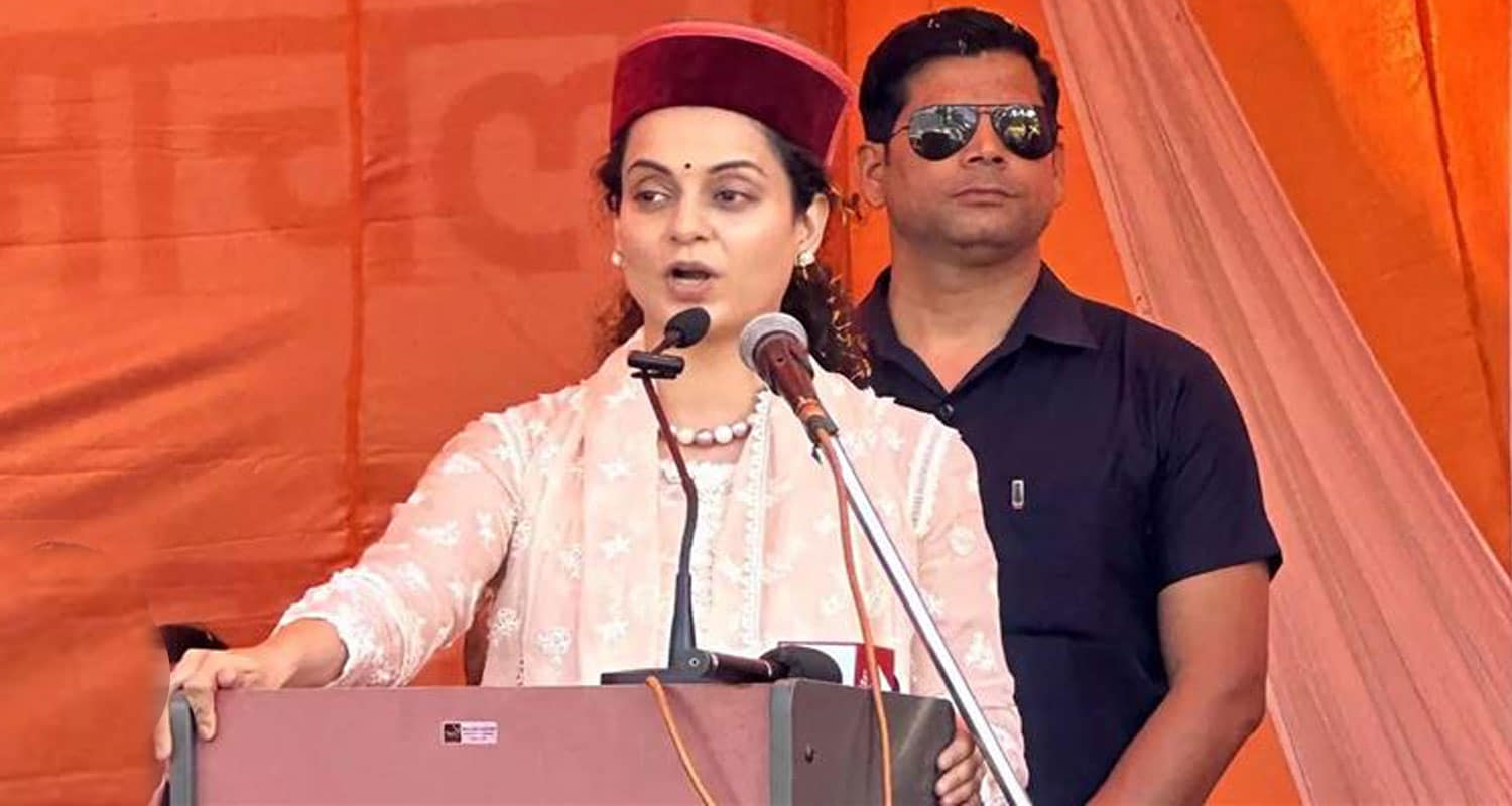 Himachal mandi mp kangana ranaut gave a controversial statement on punjab and haryana
