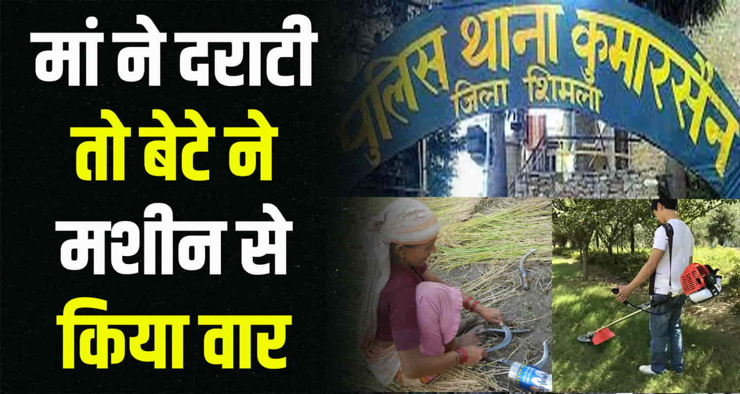 Sister in law attacks brother in law in shimla kumarsen over grass cutting dispute