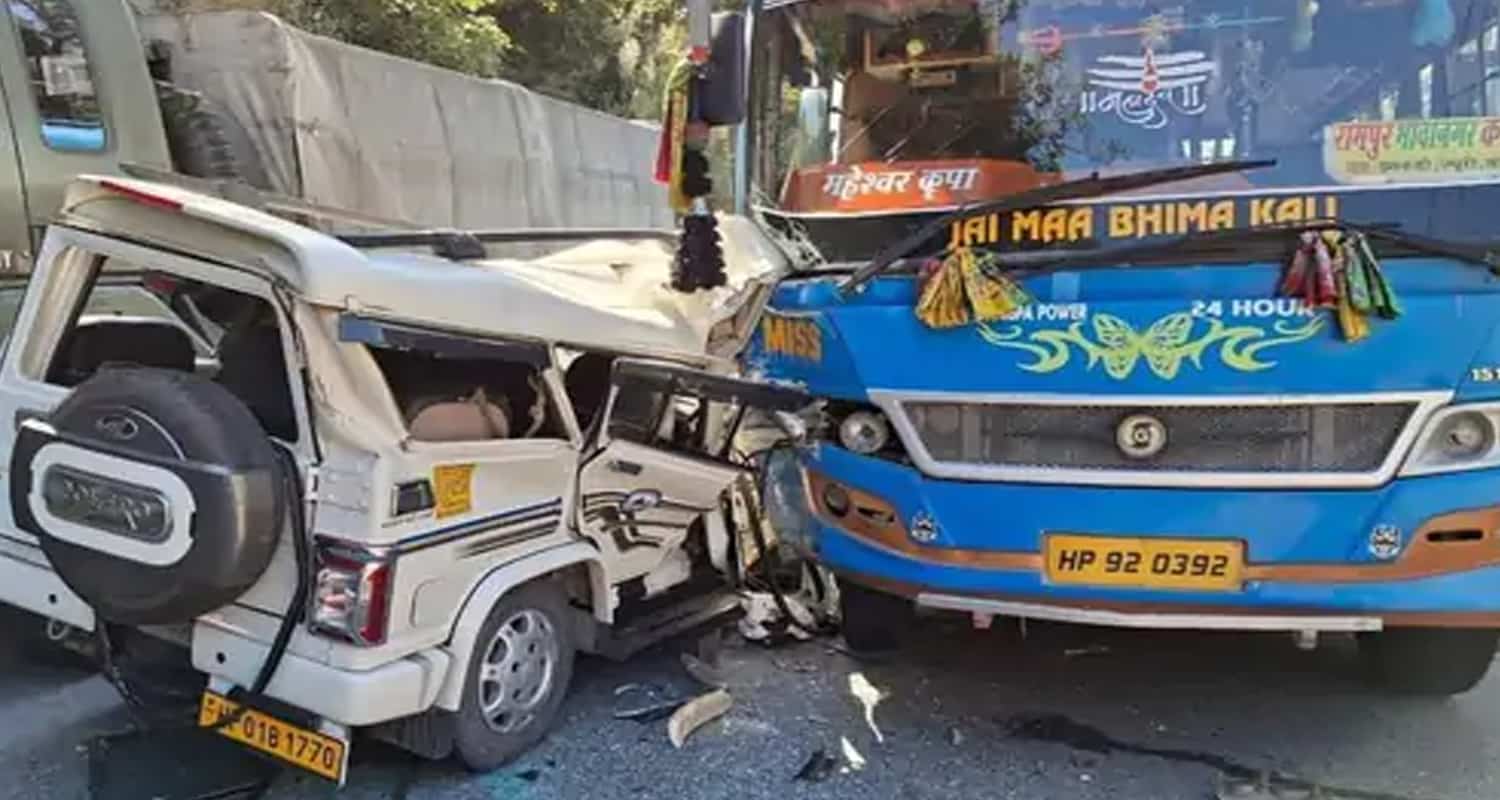 Rampur bolero bus 7 people khaneri hospital shimla
