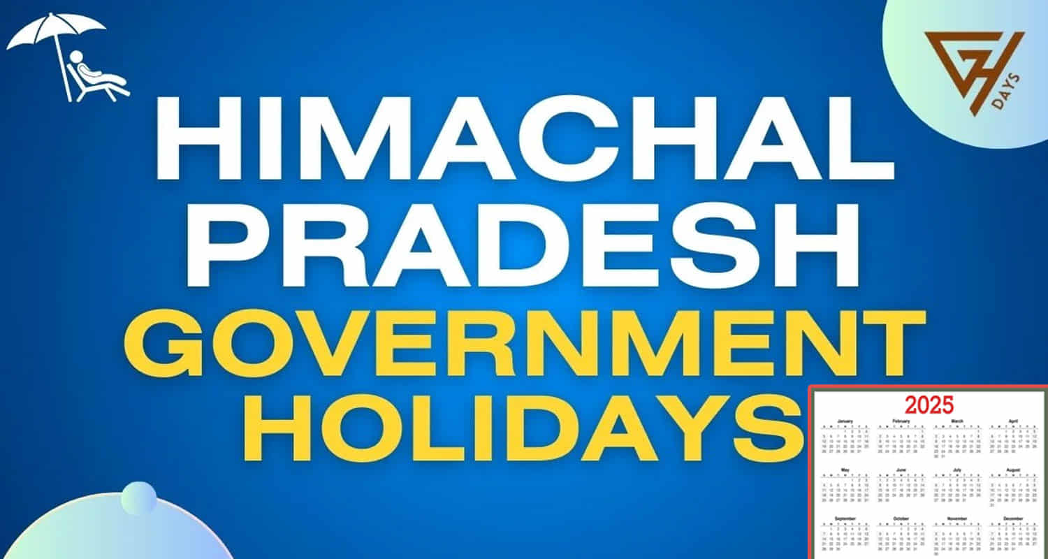 Sukhu government calendar 2025 holidays list himachal pradesh