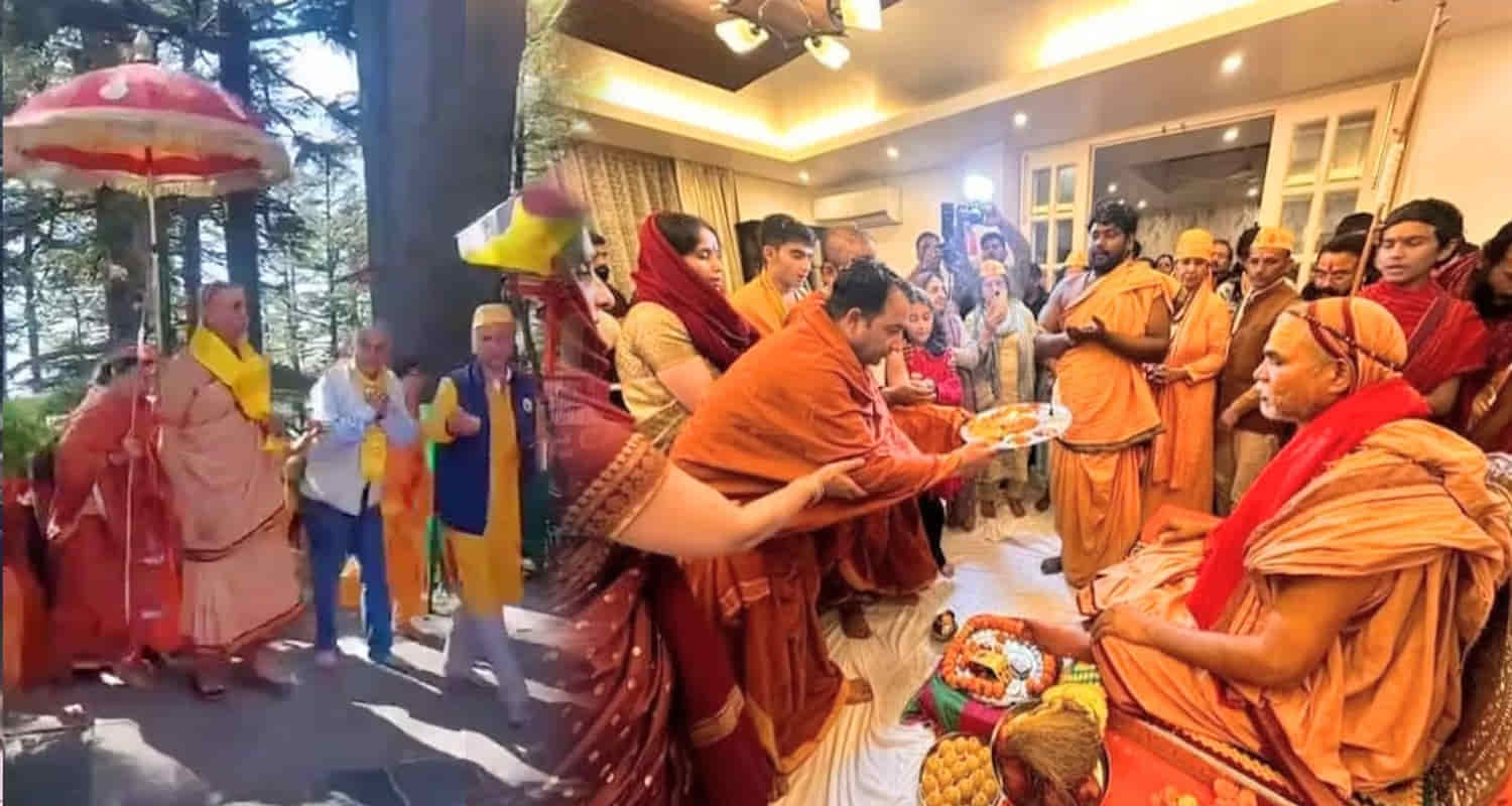 Shankaracharya enraged over sai statue himachal shimla ram mandir boycotted program