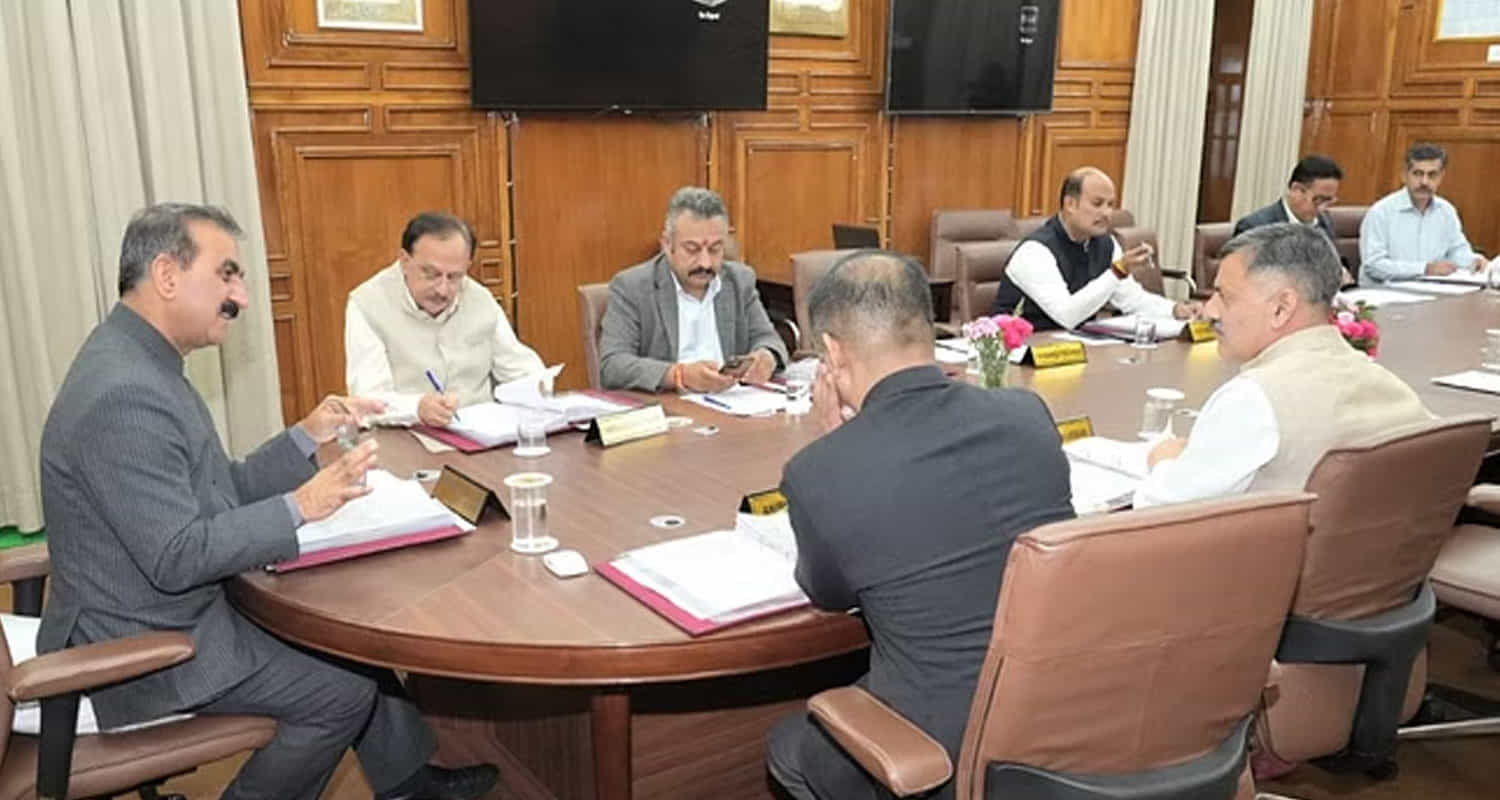 Himachal news hindi shimla update cabinet meeting today cm sukhu miniters