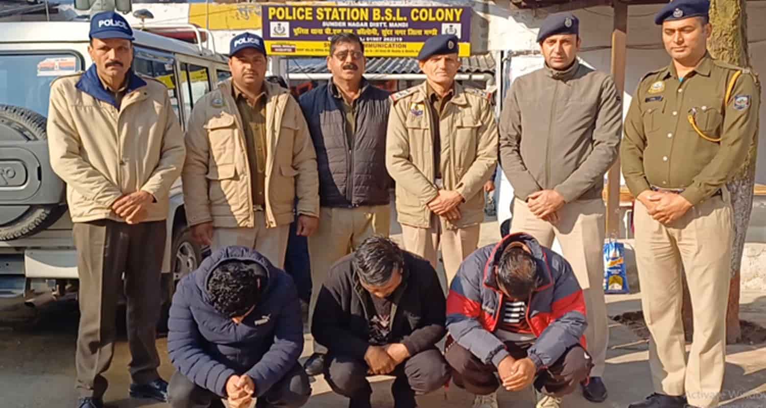 Charas smugglers punjab drugs sunder nagar himachal pradesh mandi