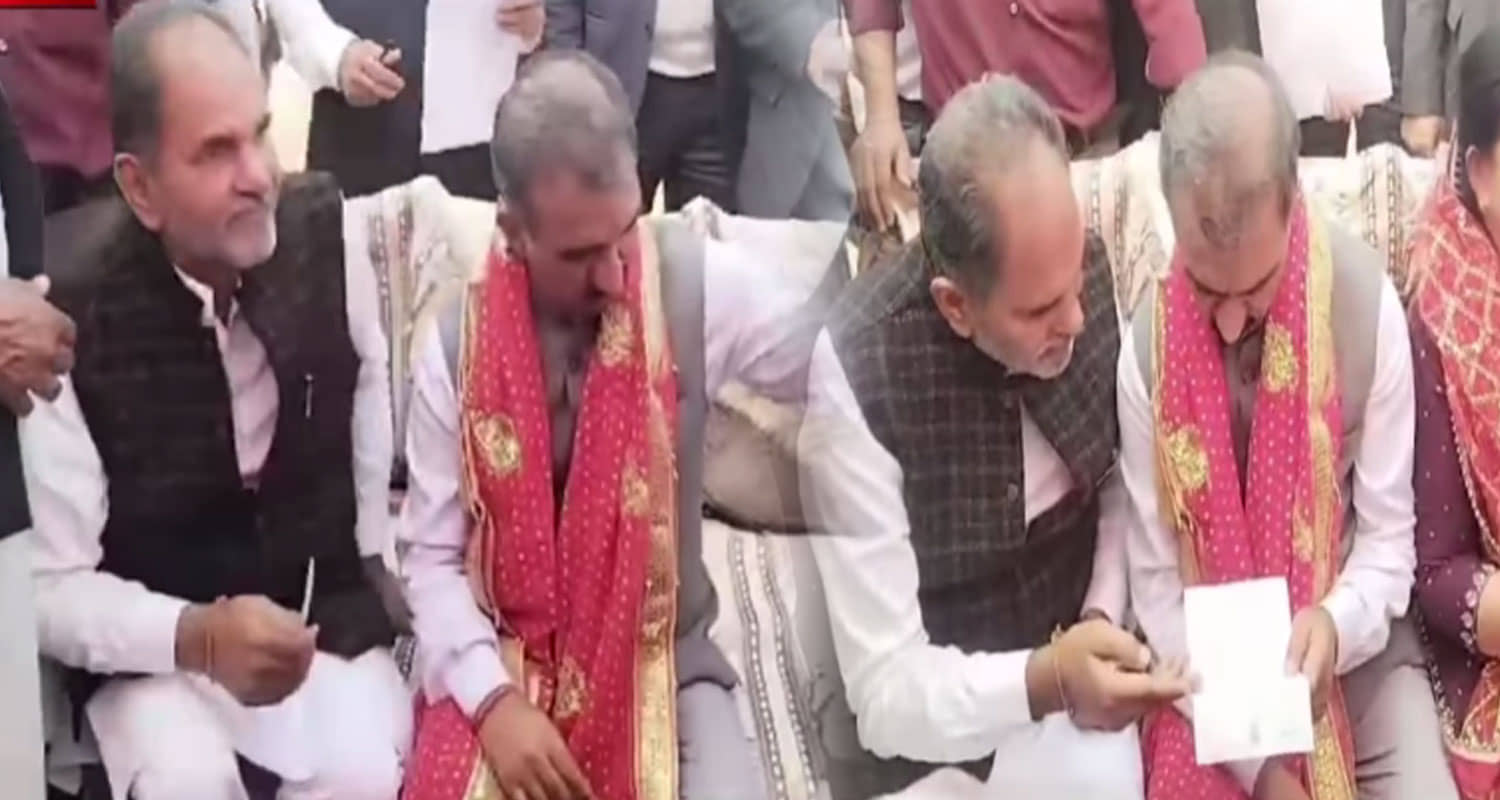 Pm modi friends kripal parmar met cm sukhu dehra kangra