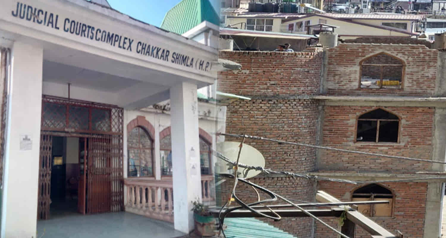 Himachal shimla district court dismissed petition of muslim association illegal construction of sanjauli mosque