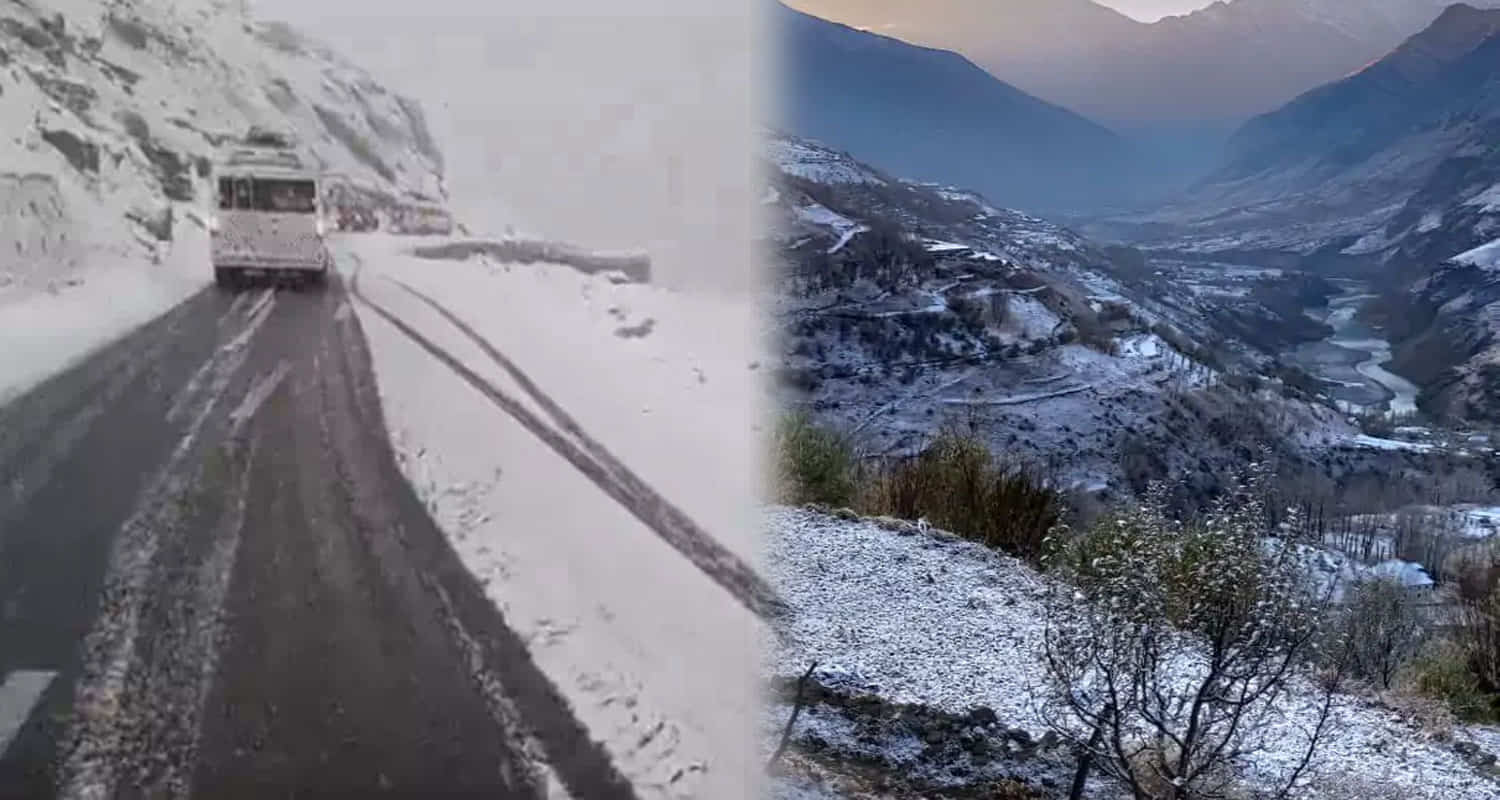 Snowfall himachal increased cold himachal police issue advisory