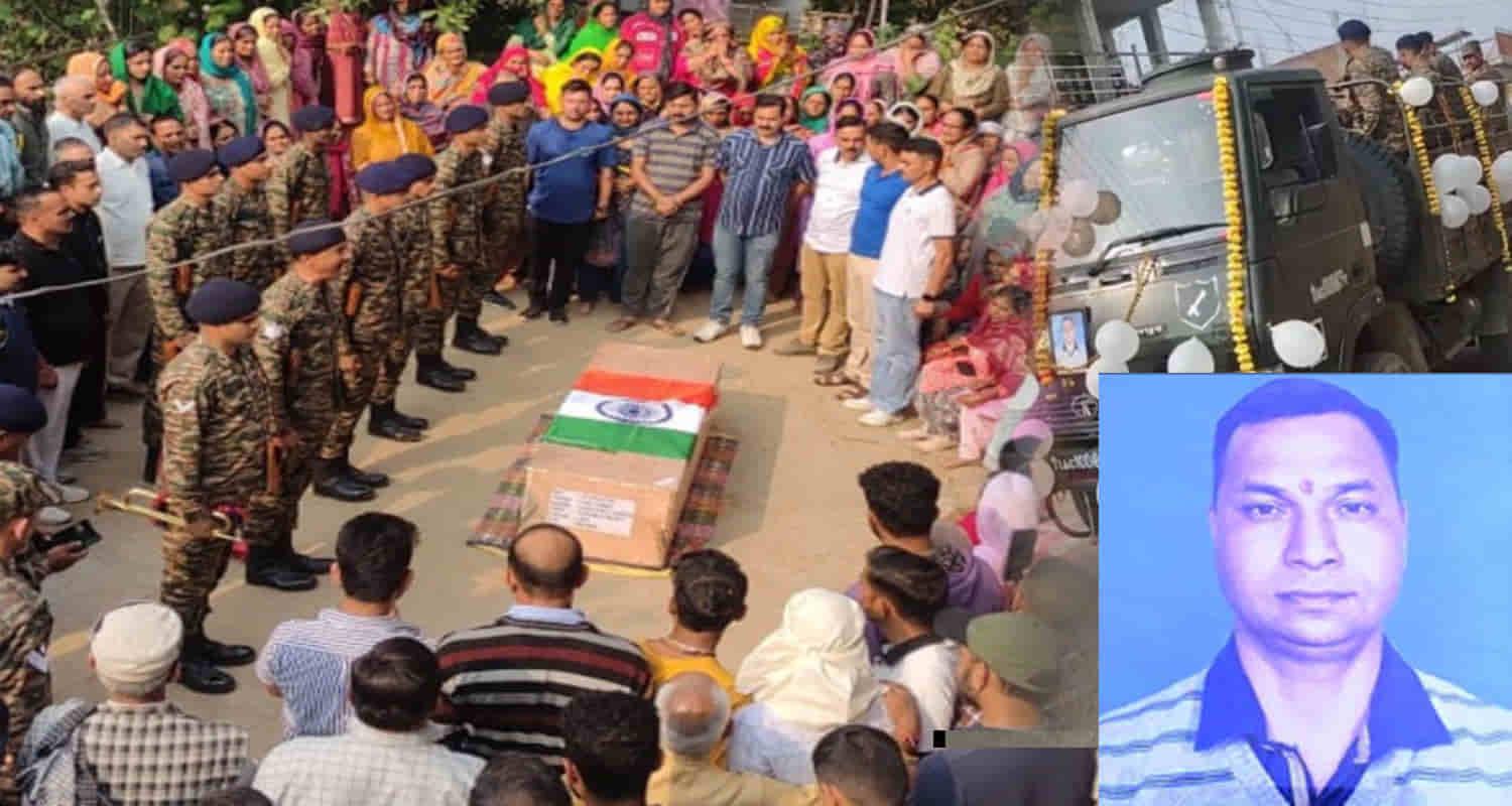 Himachal mandi sarkaghat soldier sukhdev singh martyred in leh
