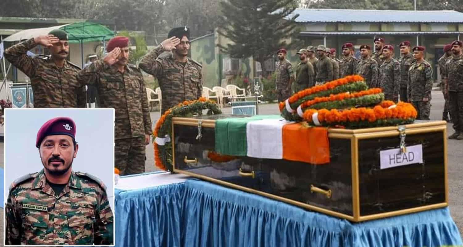 Indian army subedar jco rakesh kumar kishtwar jammu and kashmir mandi encounter himachal pradesh 2