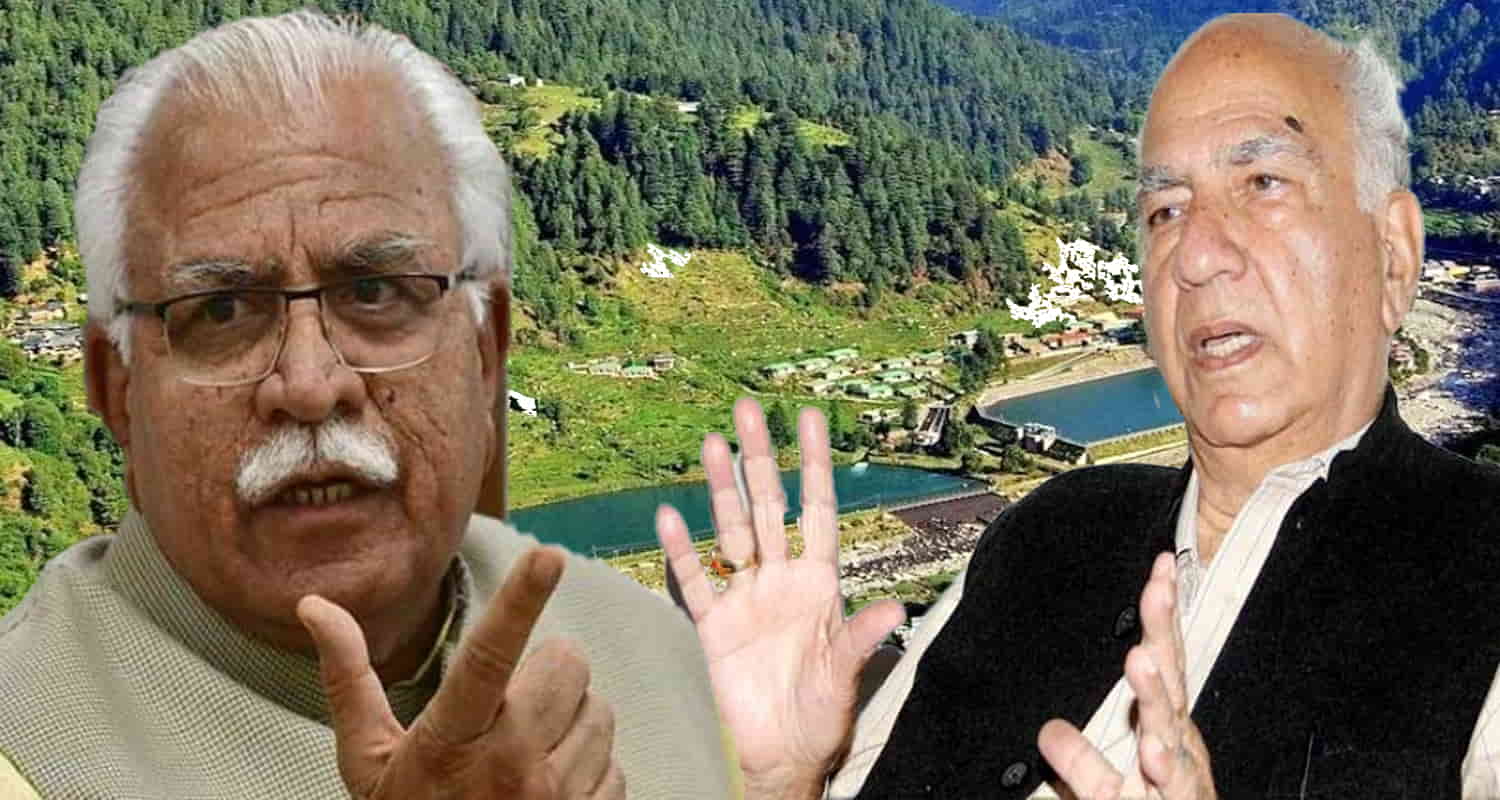 Himachals property shanan project former cm shanta kumar upset khattars attitude