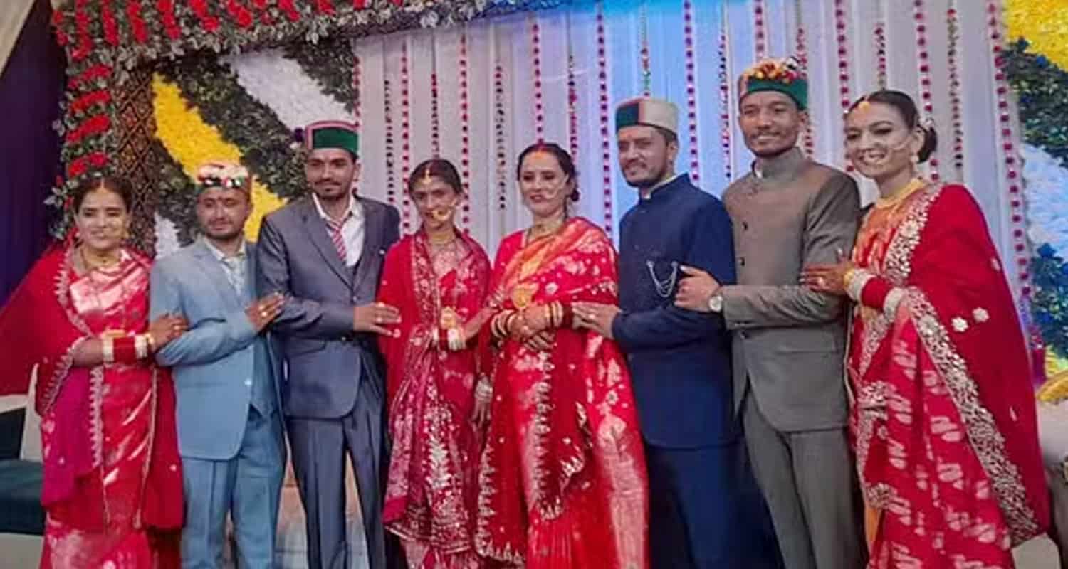 Four brothers marriage together giripar joint family himachal pradesh sirmaur