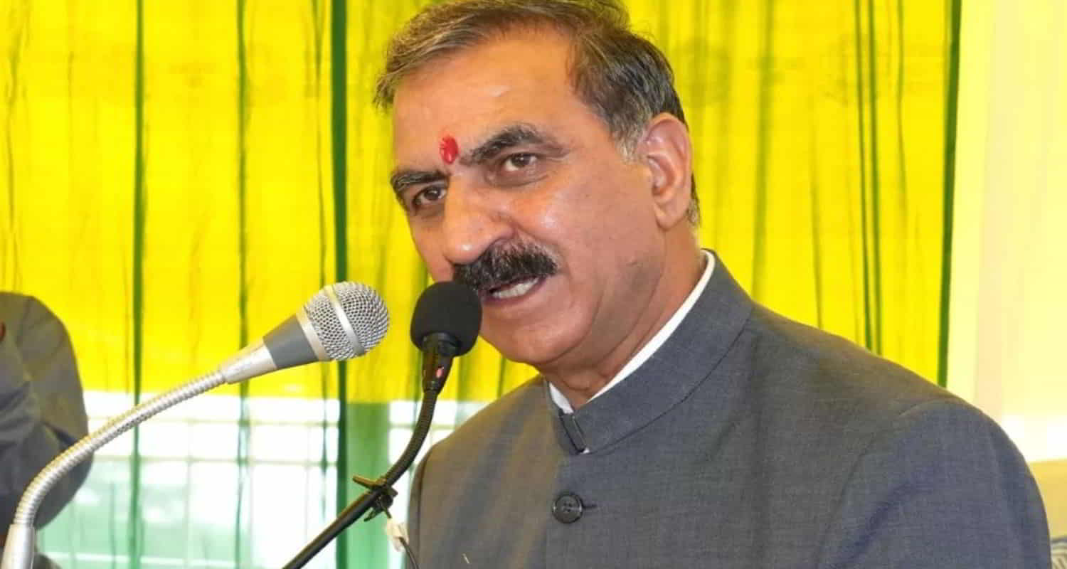 Cm sukhu gave big relief to 17 lakh consumers rural areas himachal water arrear bill not be taken
