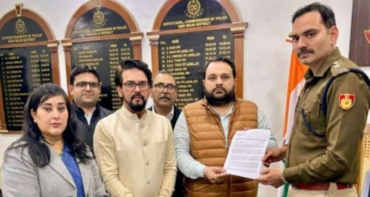 Rahul gandhis troubles increase anurag thakur and 3 other mps file fir