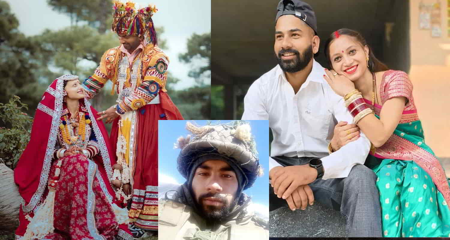 Himachal kangra soldier akshay kumar martyred in arunachal pradesh after two month marriage
