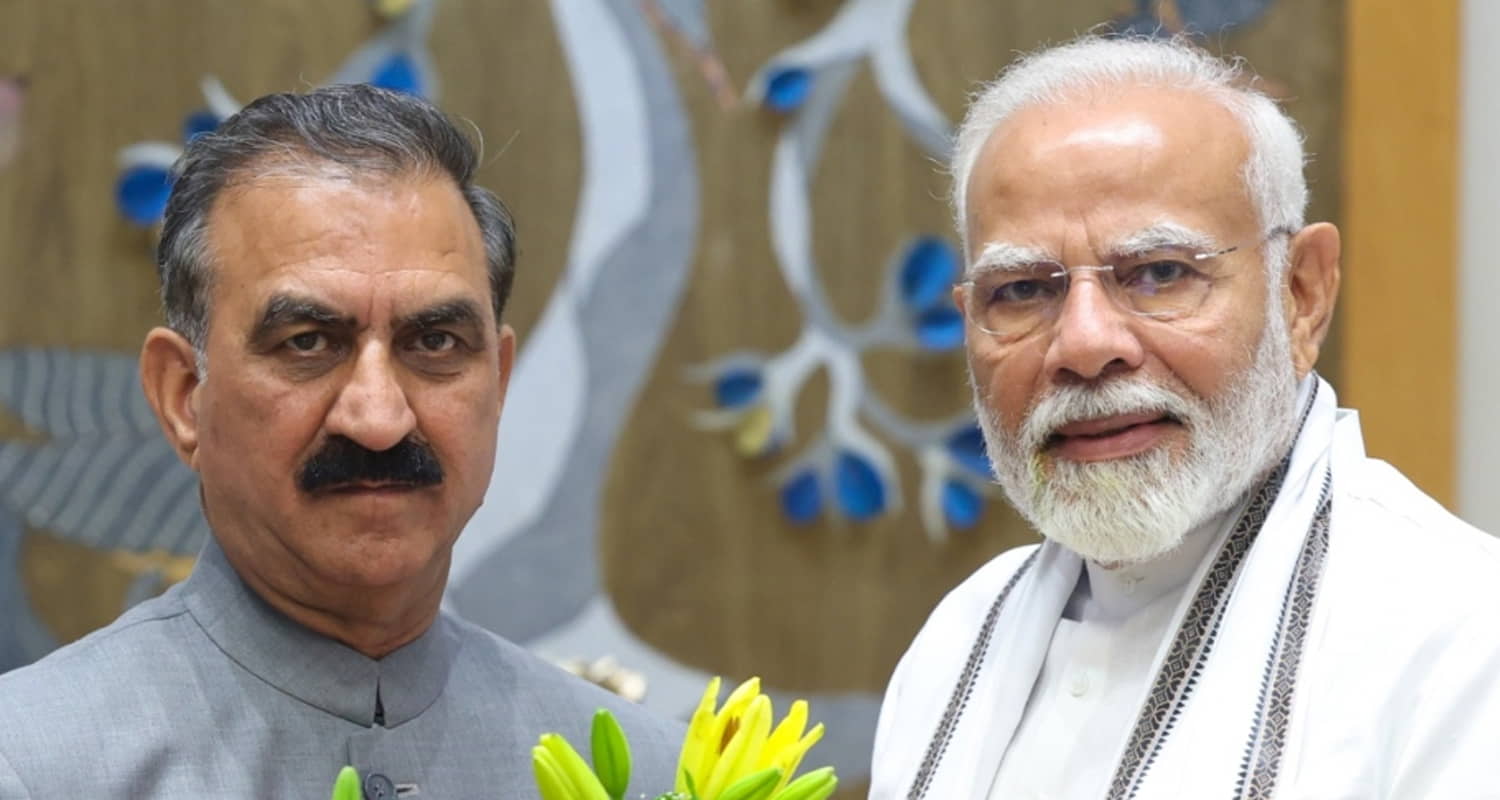 Himachal cm sukhu praised pm modi know what he said