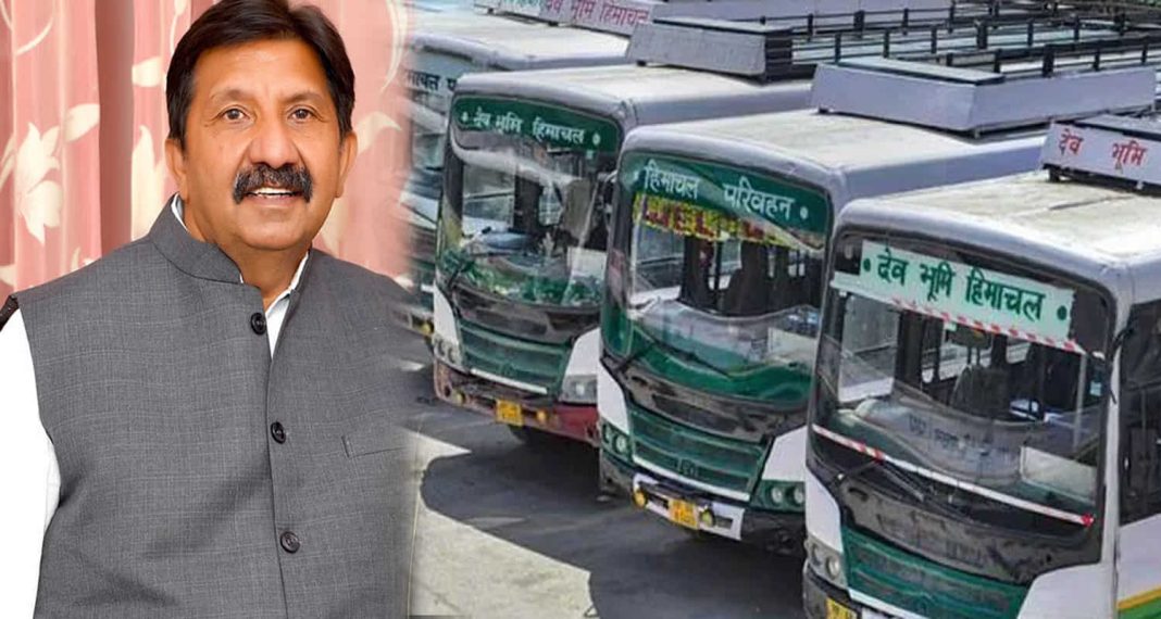 Himachal news new volvo bus hrtc electric 300 mukesh agnihotri
