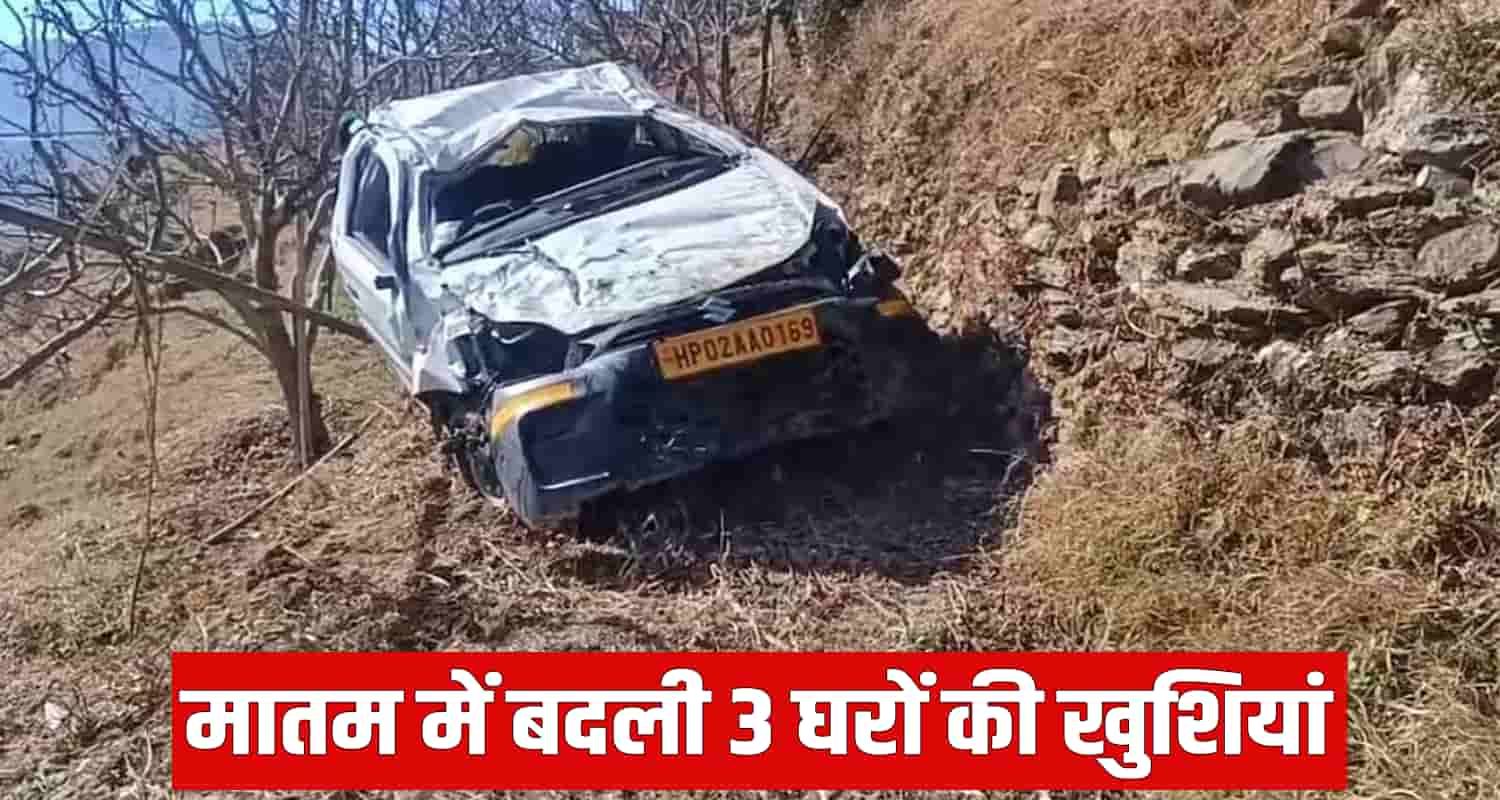 Car road three men shimla matiyana kinnaur shimla himachal pradesh new year 2025