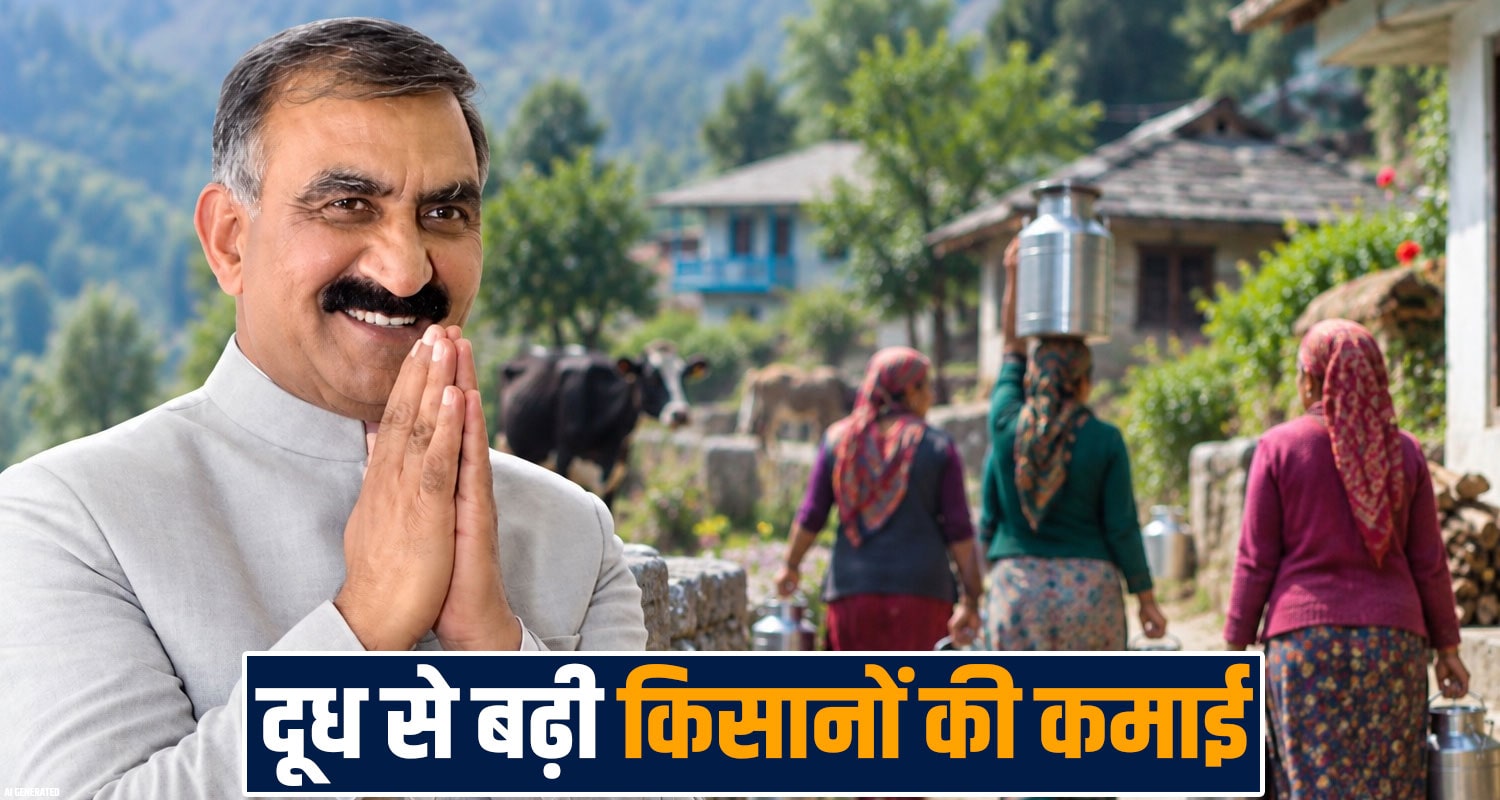 cm sukhu government dairy farming milk msp cow buffalo himachal farmers income