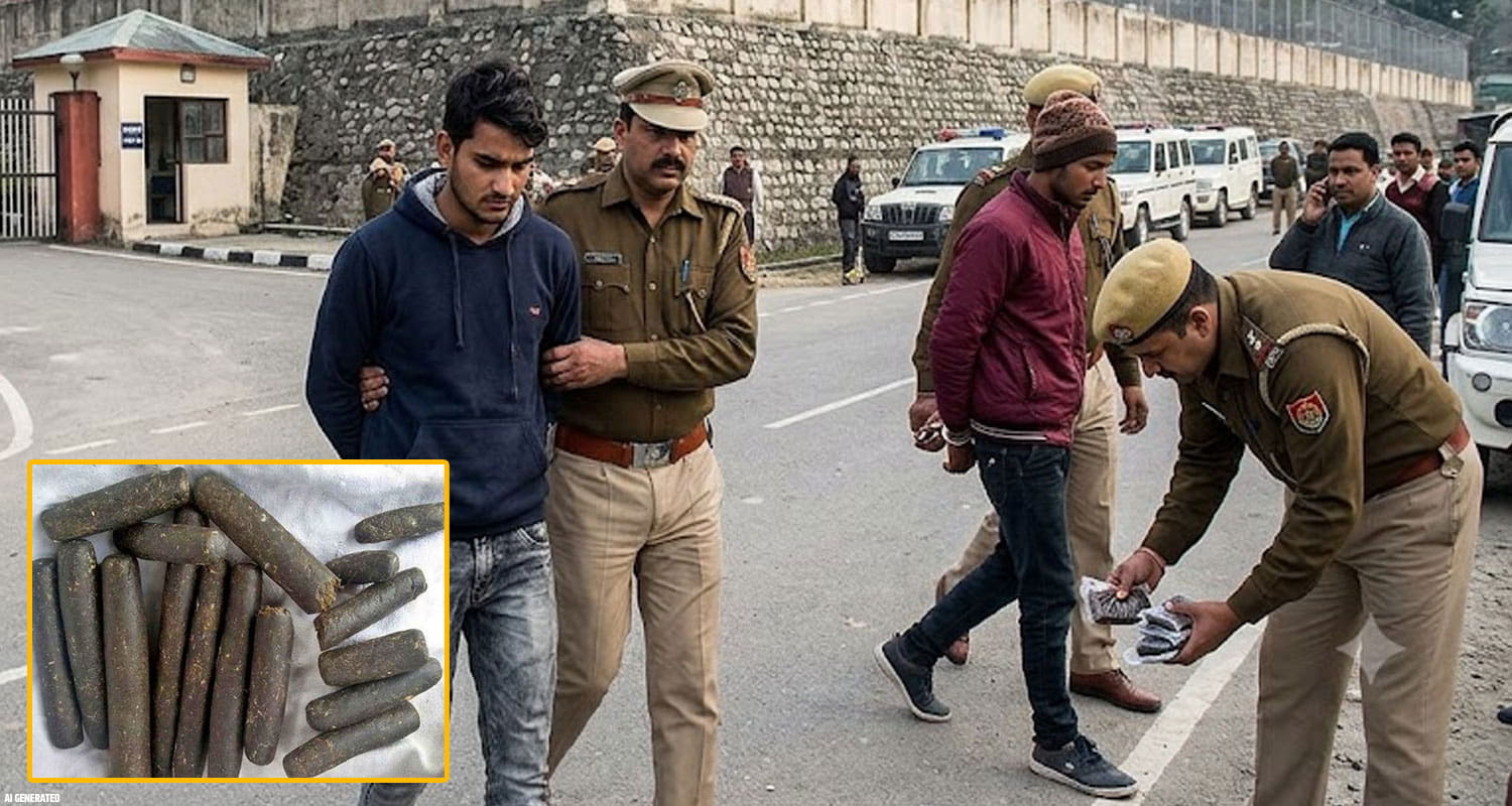 CHARAS SMUGGLERS ALTO CAR SEIZED SUJANPUR PATHANKOT POLICE HP