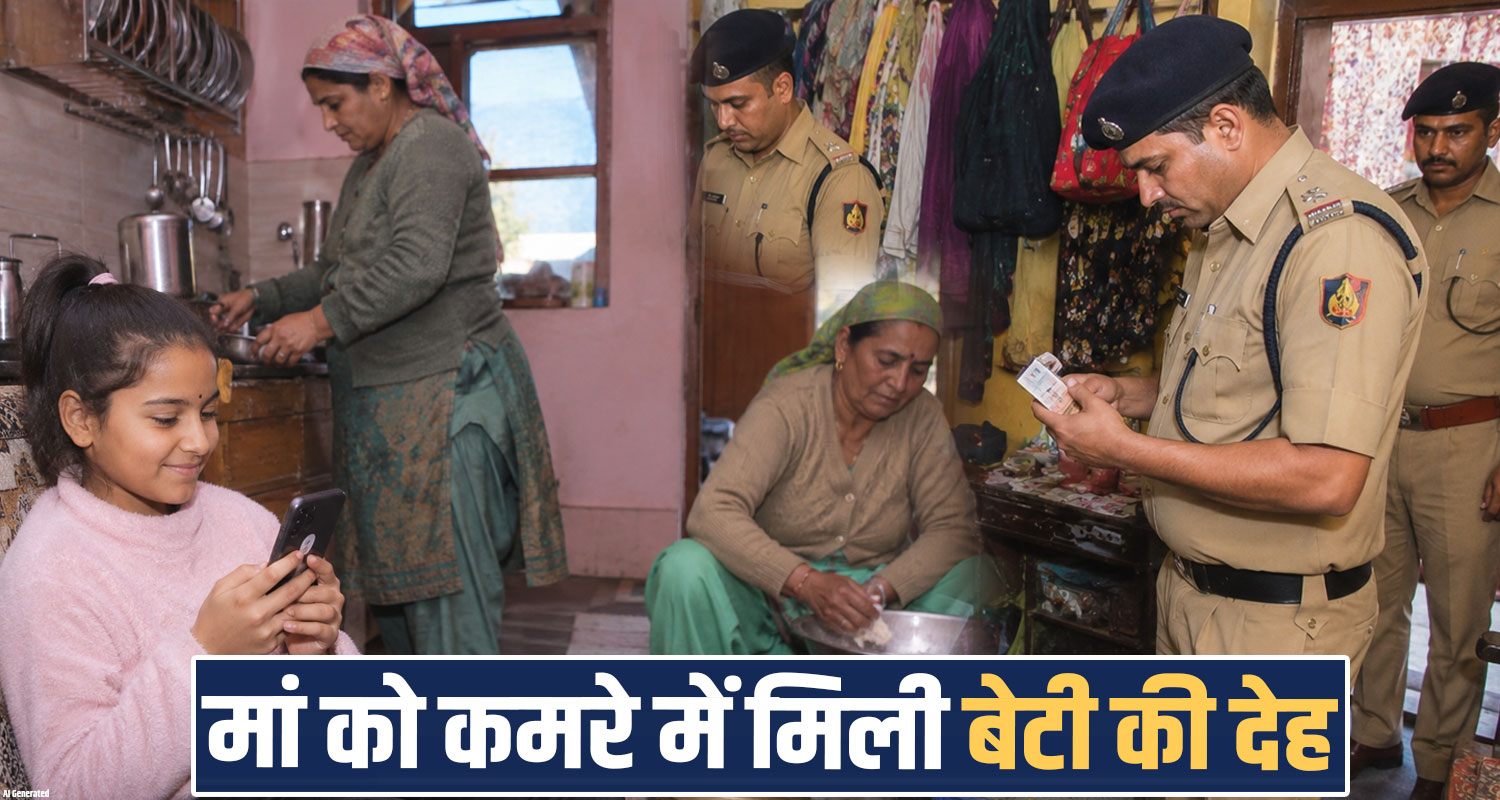 daughter mobile addiction mother household works mandi hp police