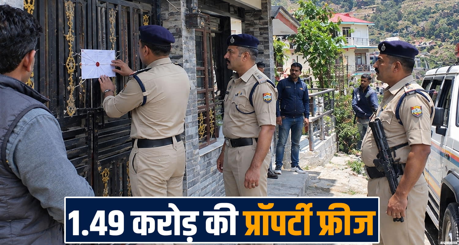 drugs smuggling ndps act charas heroin property freeze himachal police