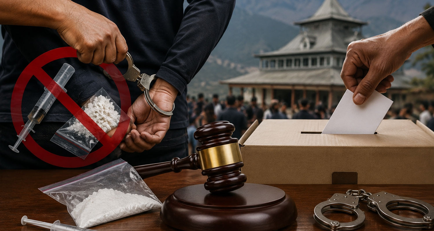 Himachal Panchayat Election 2026 Chitta Smugglers Drug Trafficking Contesting Act