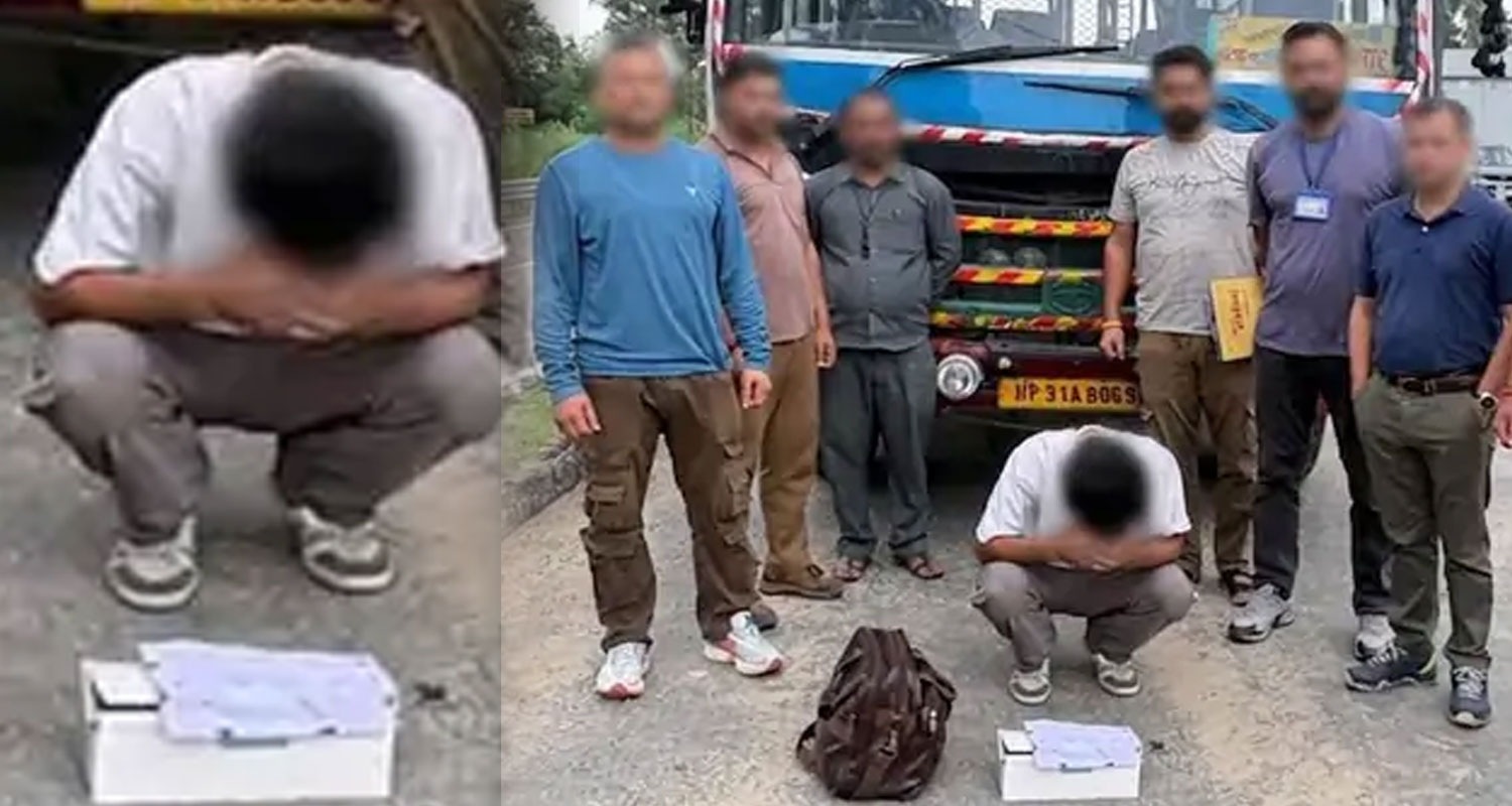 heroin chitta smuggler 19 years boy hrtc bus passenger kangra police kandwal barrier