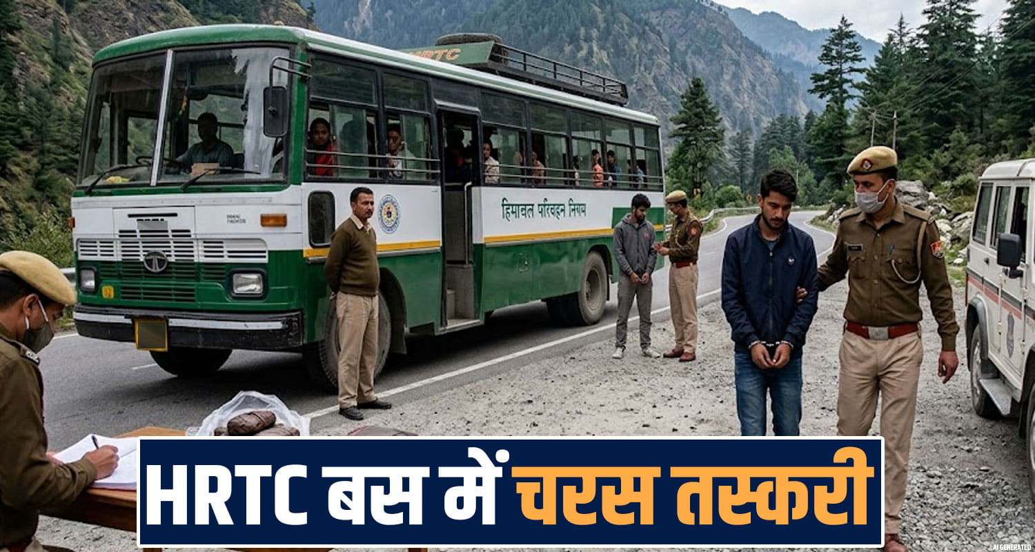 charas smugglers hrtc bus supply drugs suppliers himachal mandi police