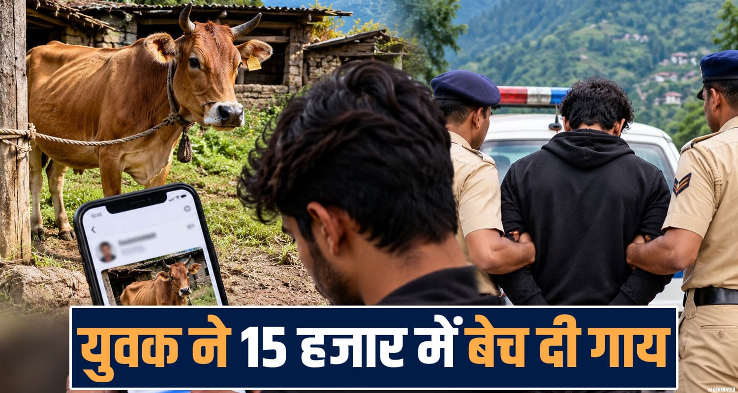 kangra boy cow theft social media deal 15 thousand rupees himachal police