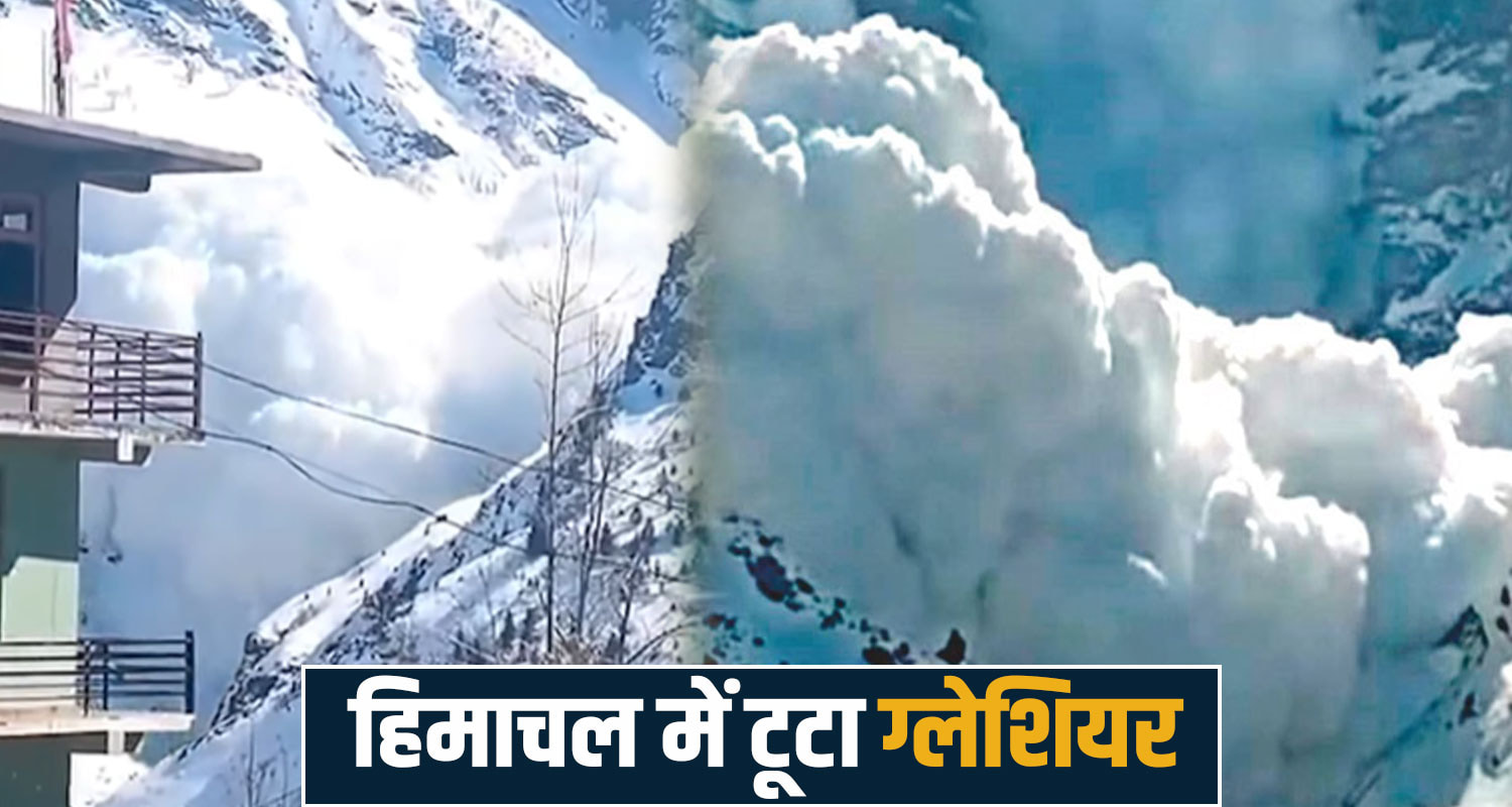 avalanche snow storm glacier burst chanderbagha river lahaul spiti villages hp