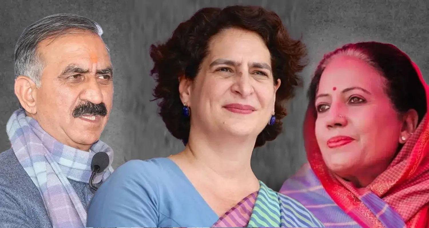 Priyanka Gandhi Vadra visits Himachal Congress Rajya Sabha Candidate