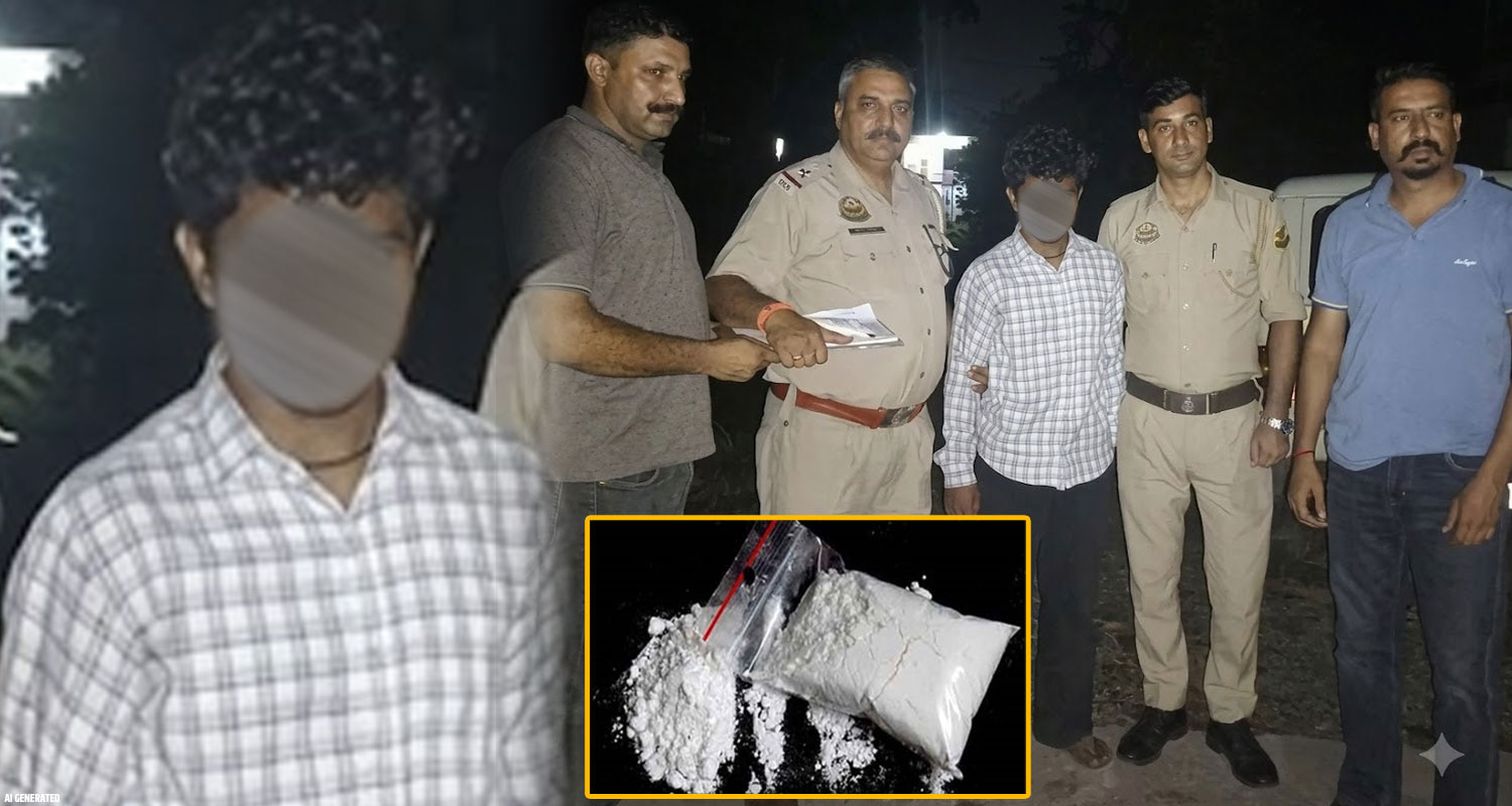 chitta heroine smuggler supplier piyush bike paonta sahib himachal police