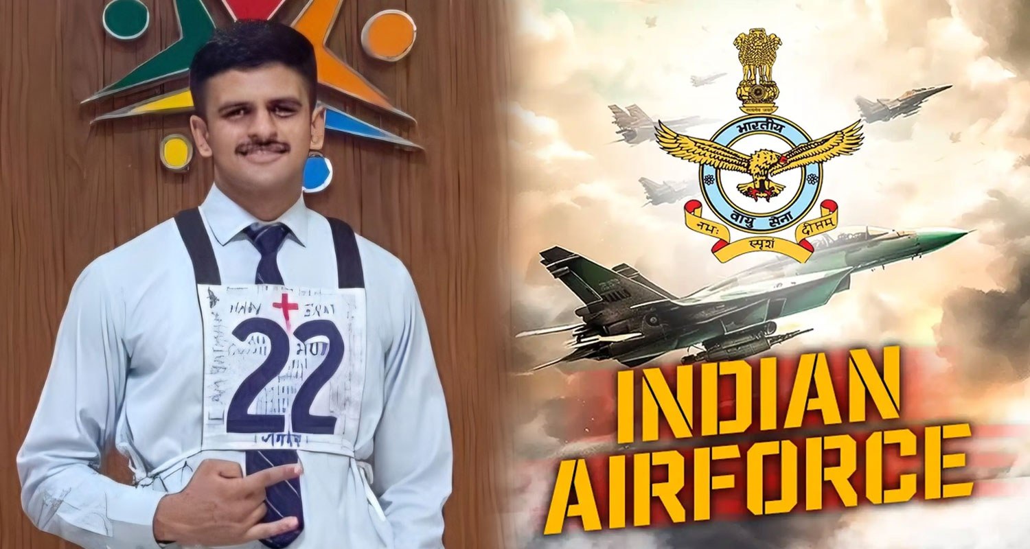 Indian Air Force Flying Officer Parth Chauhan