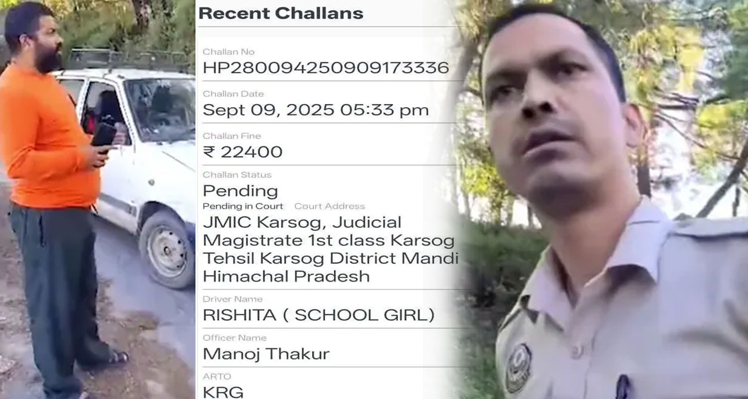 Traffic Challan Mandi