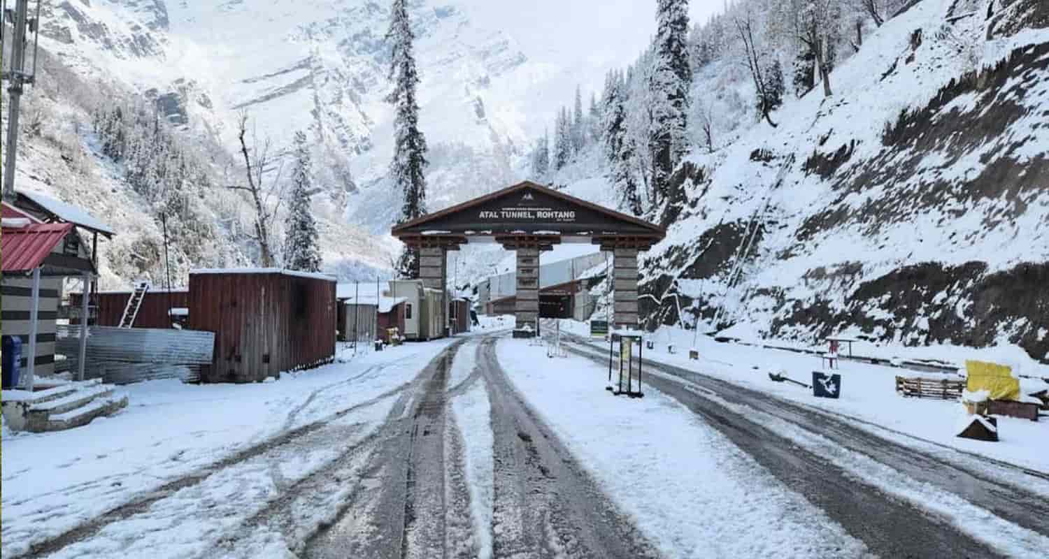 Atal tunnel Snowfall