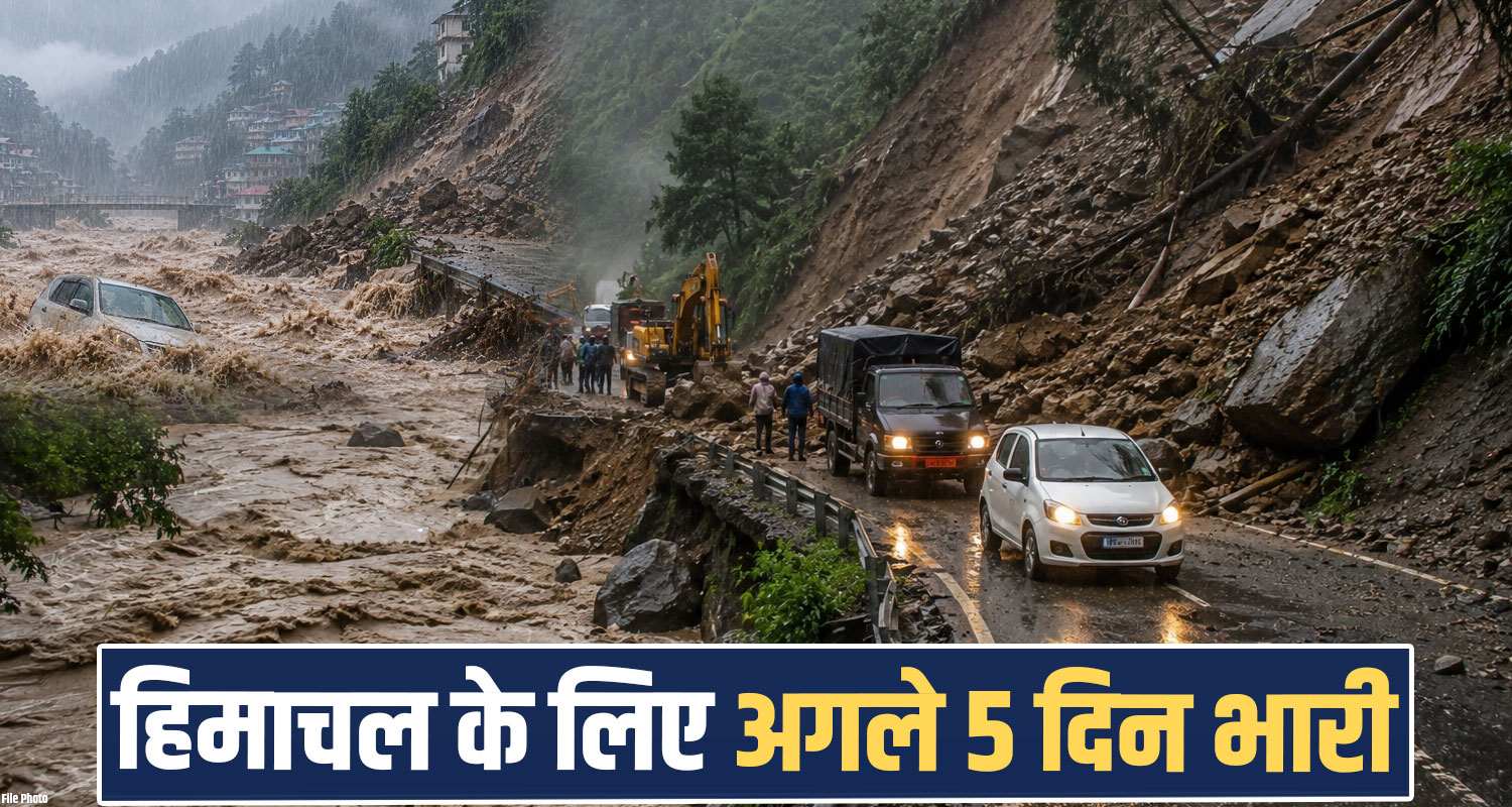 Himachal Weather Rain IMD Orange Yellow Alert Flash Flood Roads Closed Monsoon Update