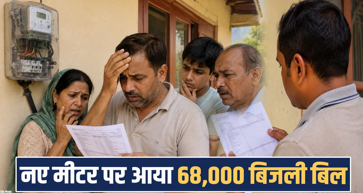 electricity bill meter reading error rs 68000 bill corrected to107 ghumarwin hp