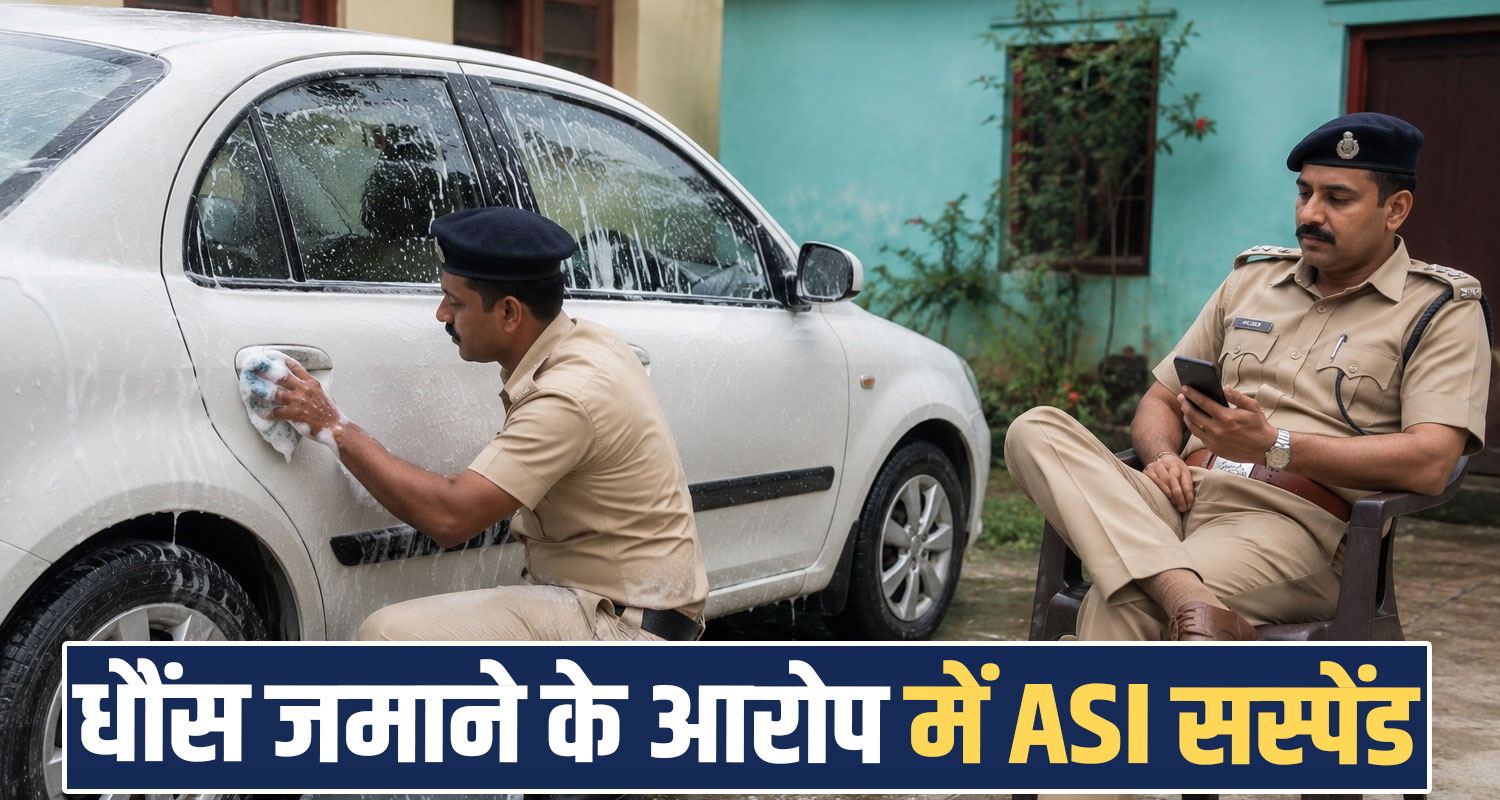 Himachal Police Shimla ASI Suspended DGPGRP Police Action Hamirpur Departmental Inquiry