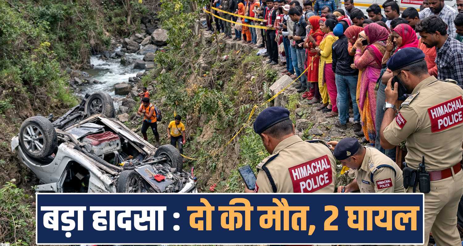 shikari devi temple deep ditch car alto two people mandi road himachal police