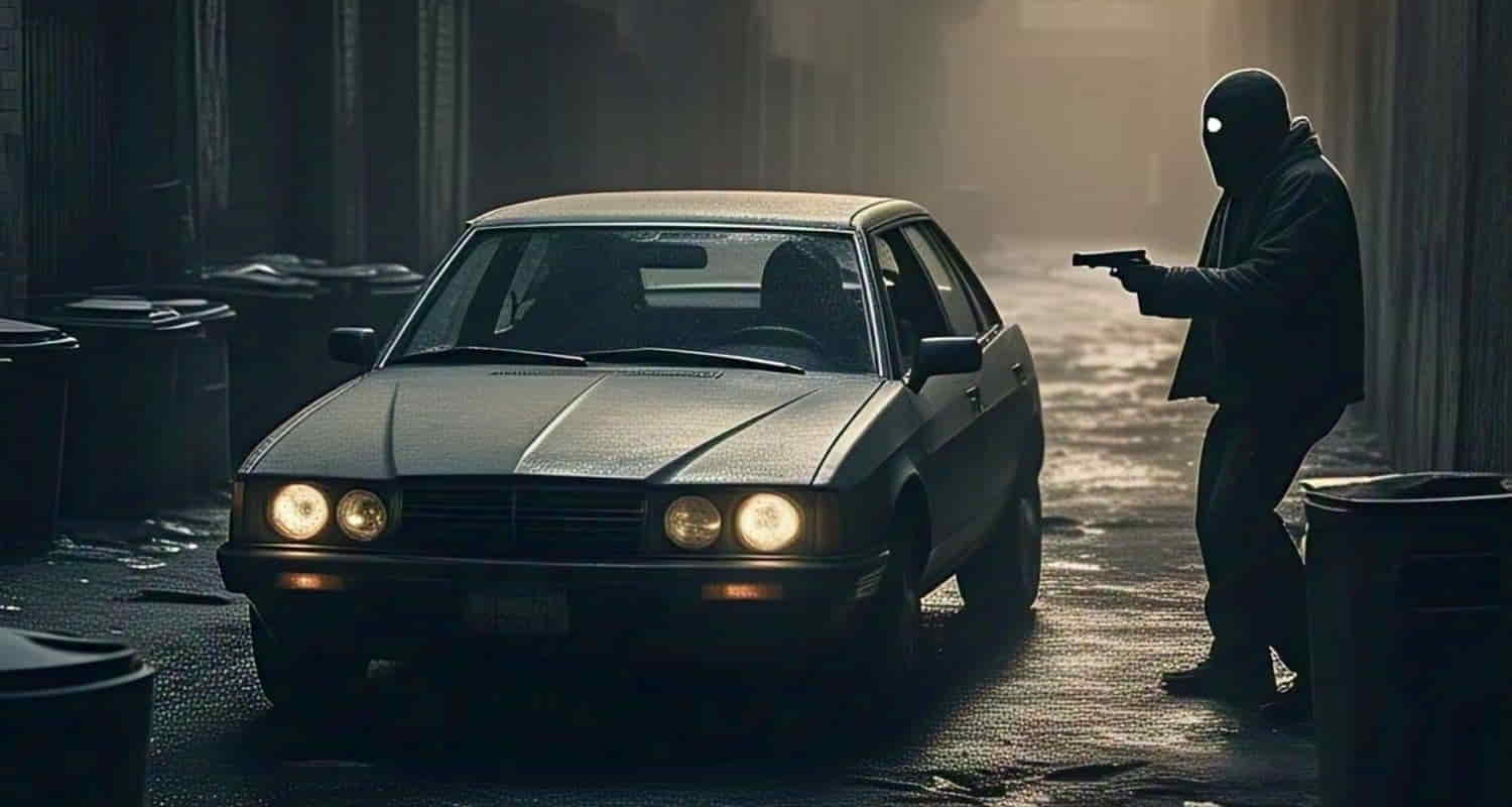 सीसीटीवी में दिखी कार