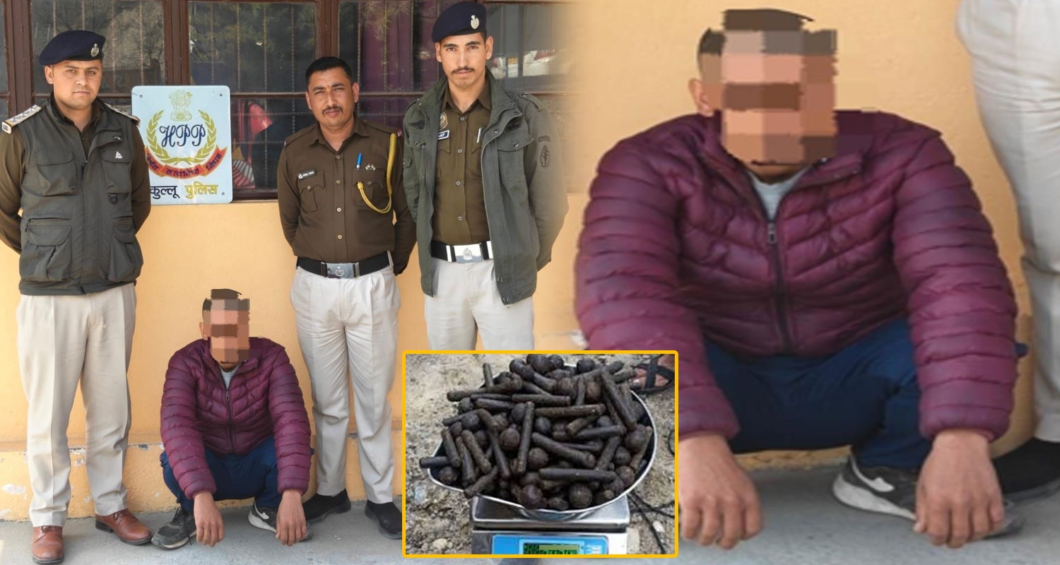 Charas smuggler men kullu police patlikuhal himachal pradesh