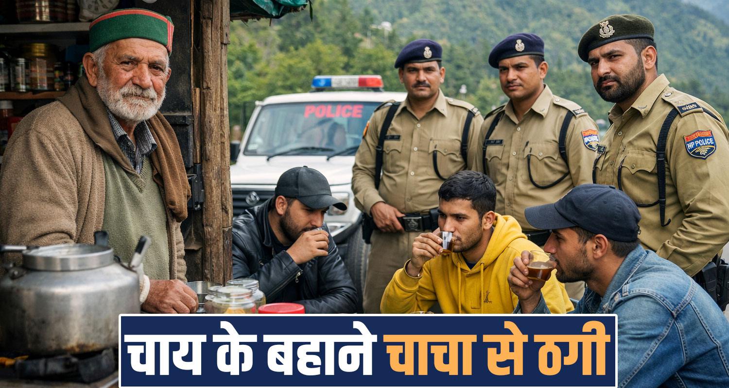 old man boys fake note fraud tea shop hamirpur himachal police
