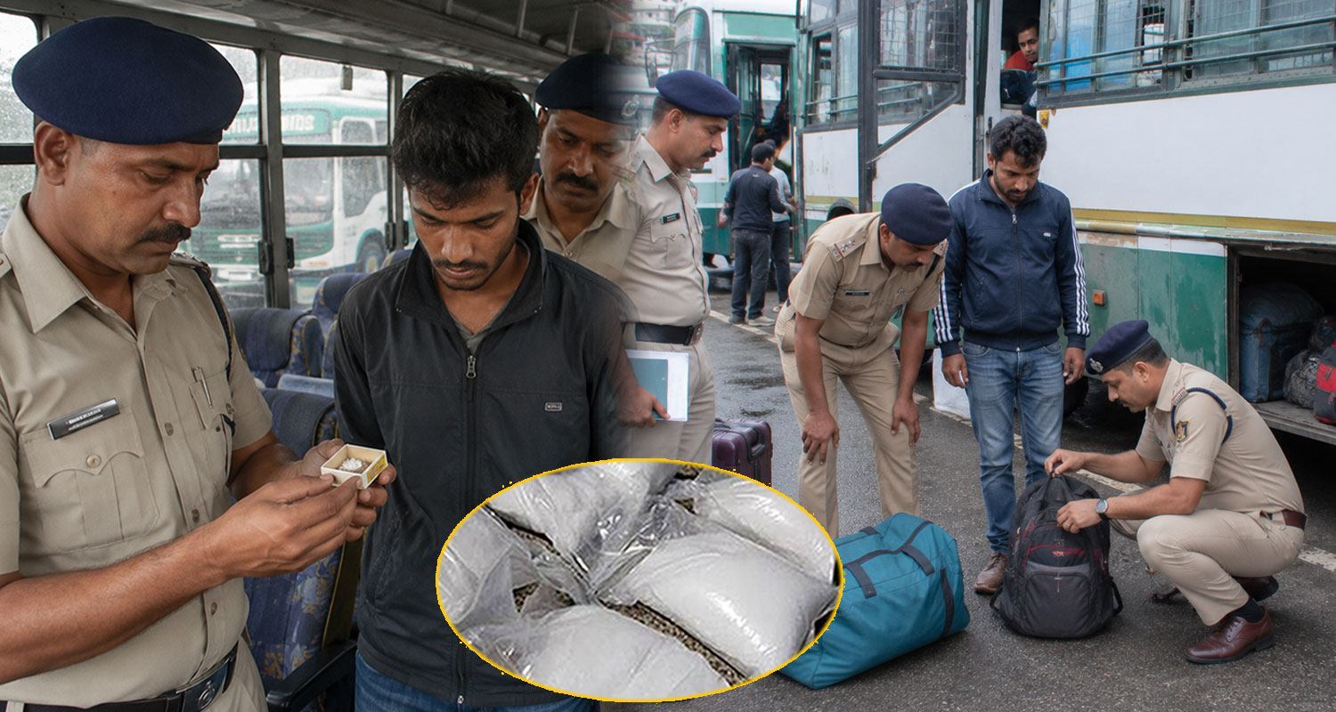 hrtc man nankhari 32 years man match box chitta smuggler shimla police himachal