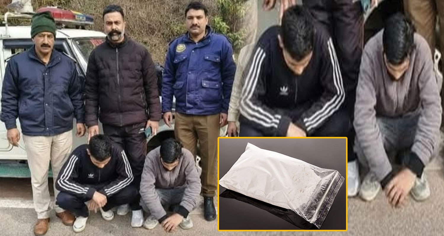 TWO CHITTA SMUGGLERS ARRESTED BILASPUR POLICE HIMACHAL