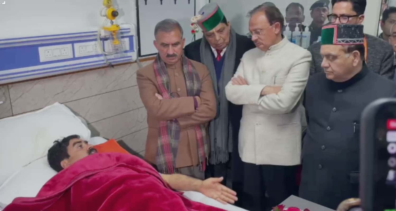 CM Sukhu meet bambar thakur IGMC