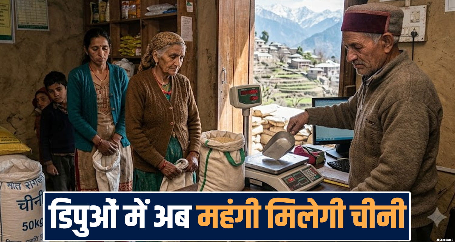 sugar rates hike ration depots himachal festive season oil pulses shortage