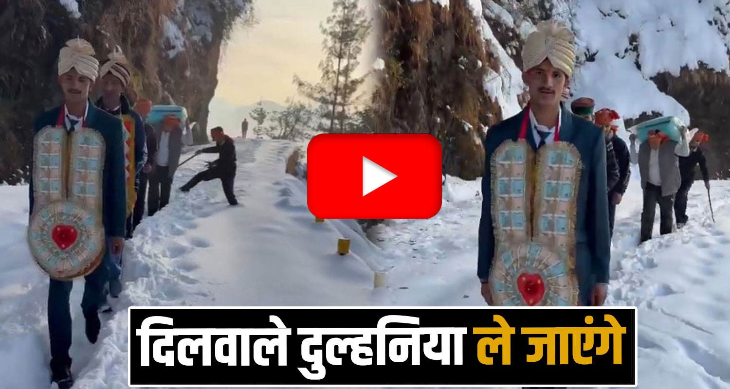 Mandi Groom Viral Video Himachal Weather