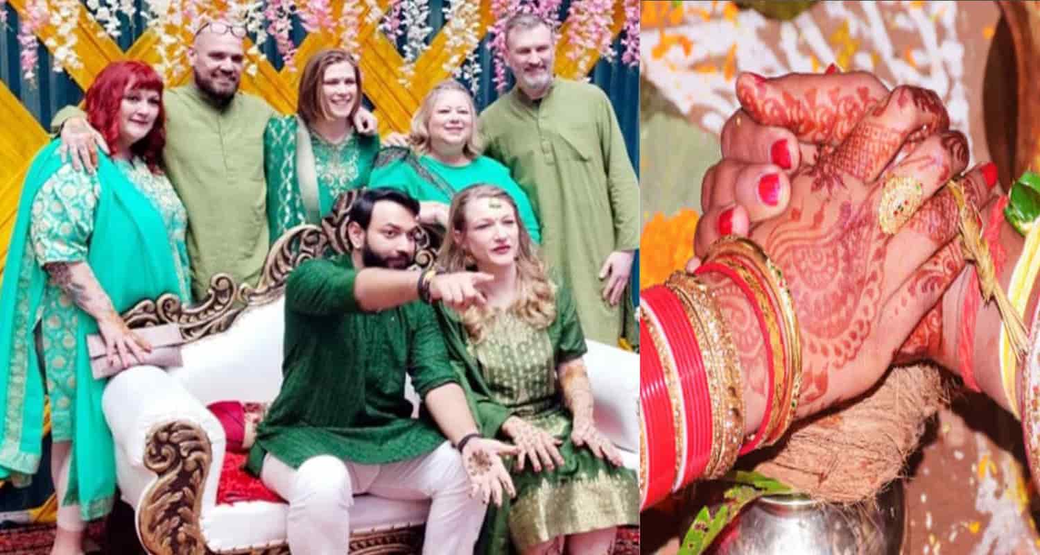 London girl Hamirpur youth got married