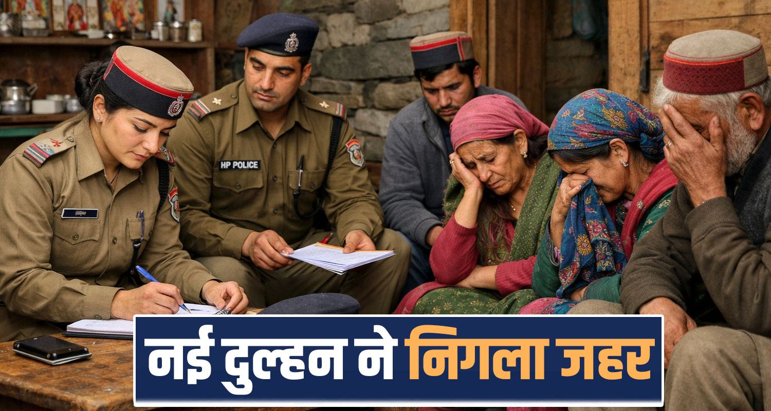 newly married women marriage february house mandi sundernagar himachal police