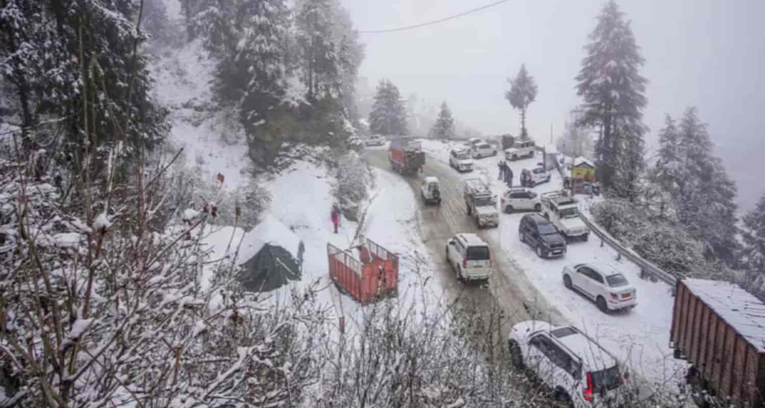 Snow fall in himachal