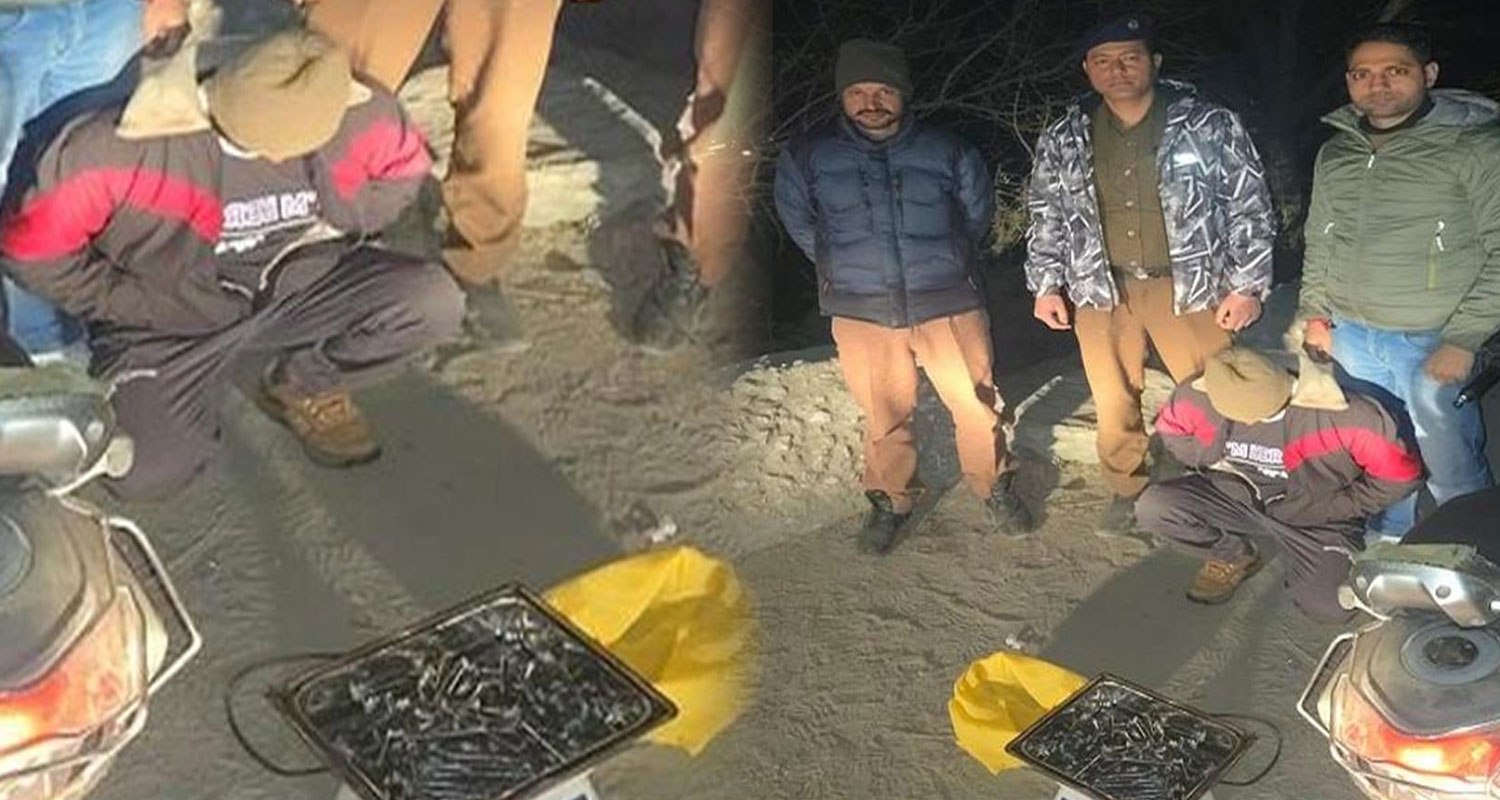 smuggler charas 524 gram kullu police himachal pradesh